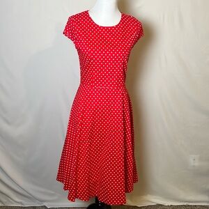 Unbranded red polka-dot dress